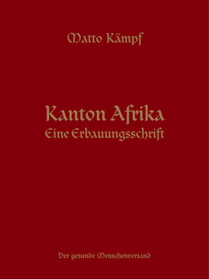 cover image of Kanton Afrika